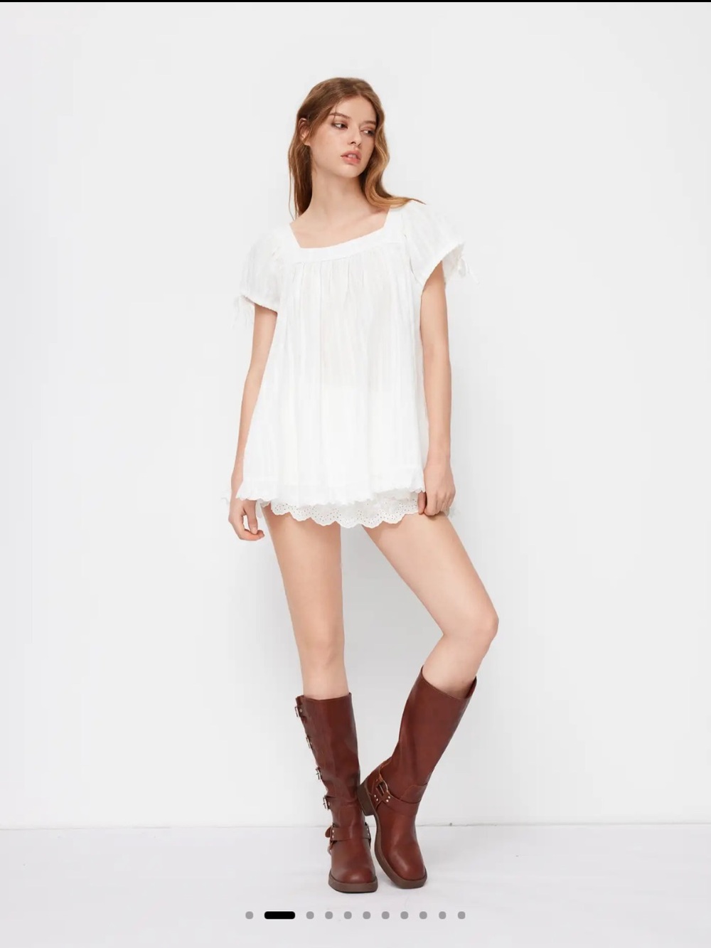 NWT Cider baby doll dress top 6